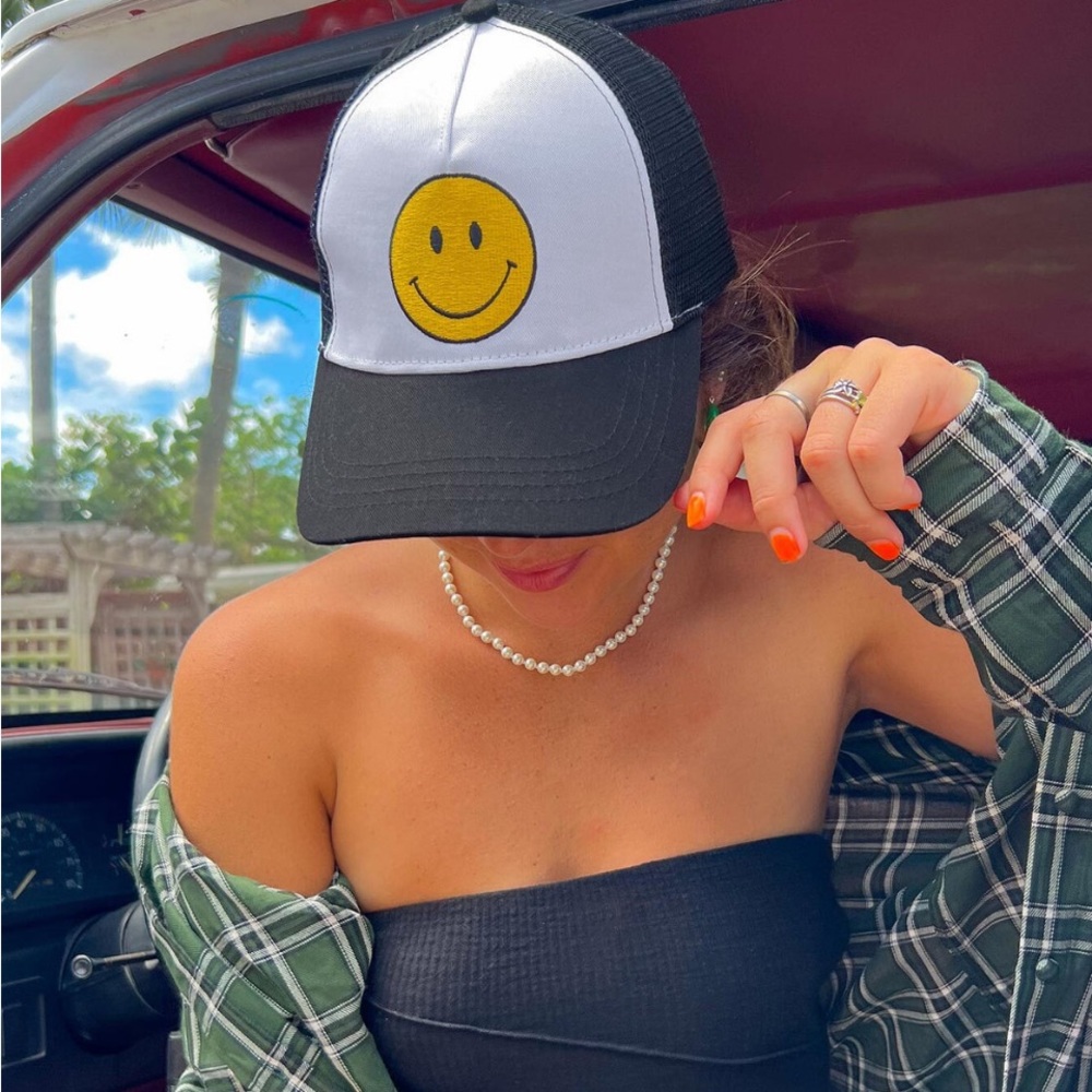 Smiley Trucker Hat